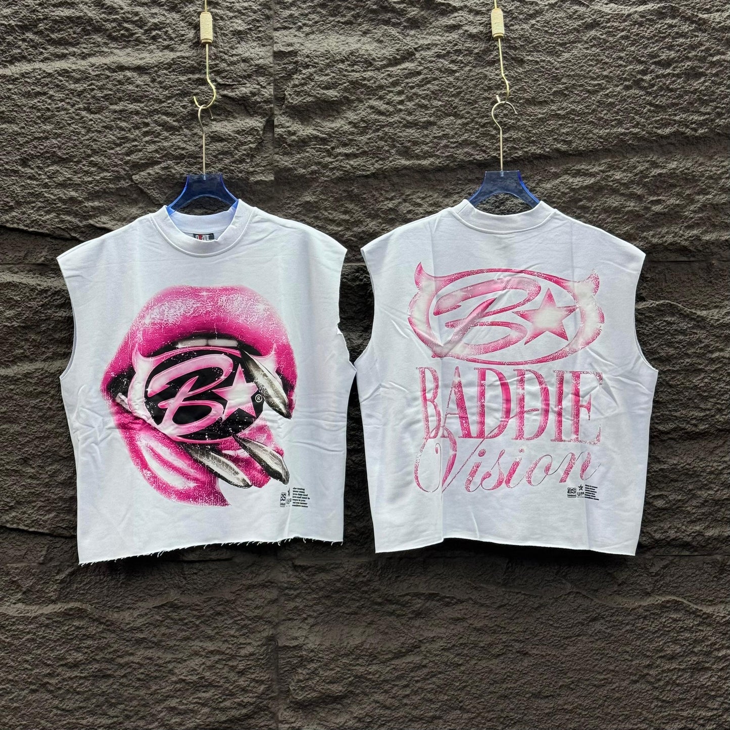 “Fierce Graphic Sleeveless Tee”